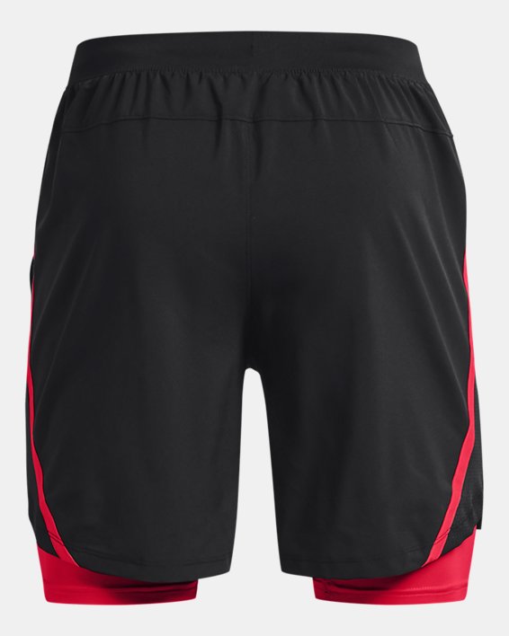 Herren UA Launch Run 2-in-1-Shorts, Black, pdpMainDesktop image number 7